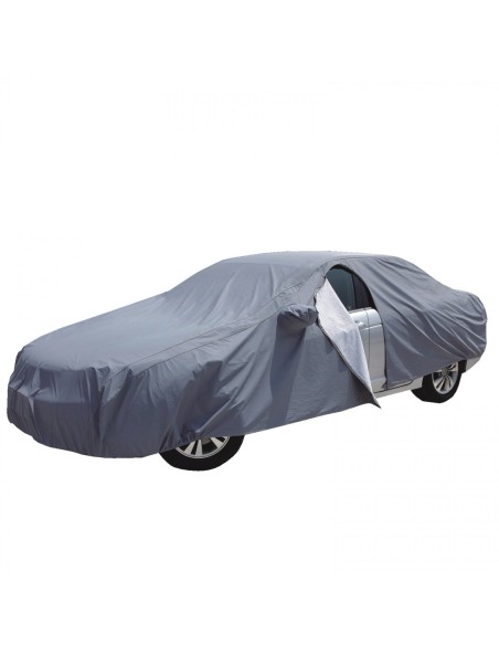 Telo copri auto felpato con ZIP