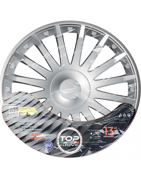 Copricerchi per Auto ABS Chrystal 4pz.