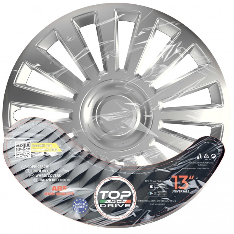 Copricerchi Auto ABS Luxury 4pz.