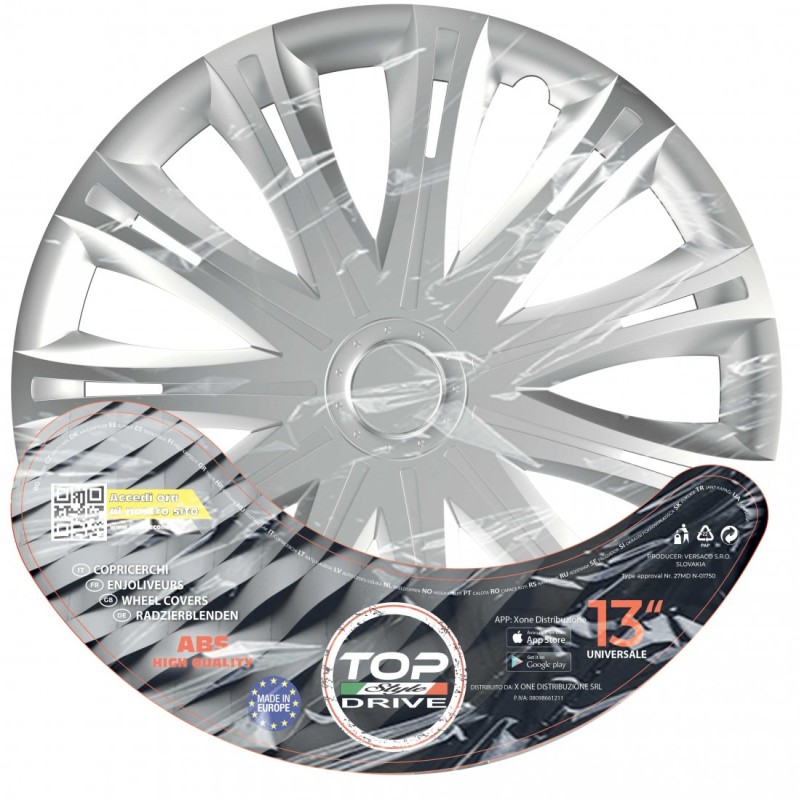 Copricerchi Auto ABS Spark 4pz.