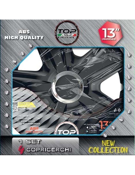 Copricerchi Auto Black Esprit 4pz.