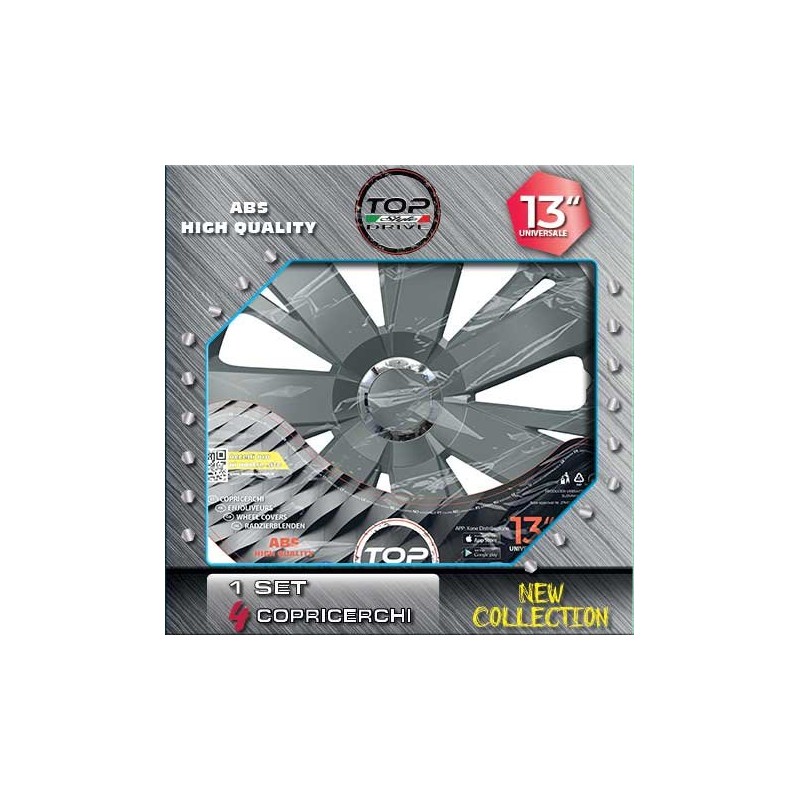 Copricerchi Auto Energy Graphite 4pz.