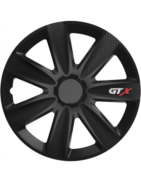 Copricerchi Auto GTX Black 4pz.