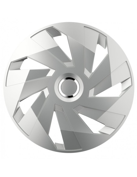 Copricerchi Auto Vector Silver 4pz.
