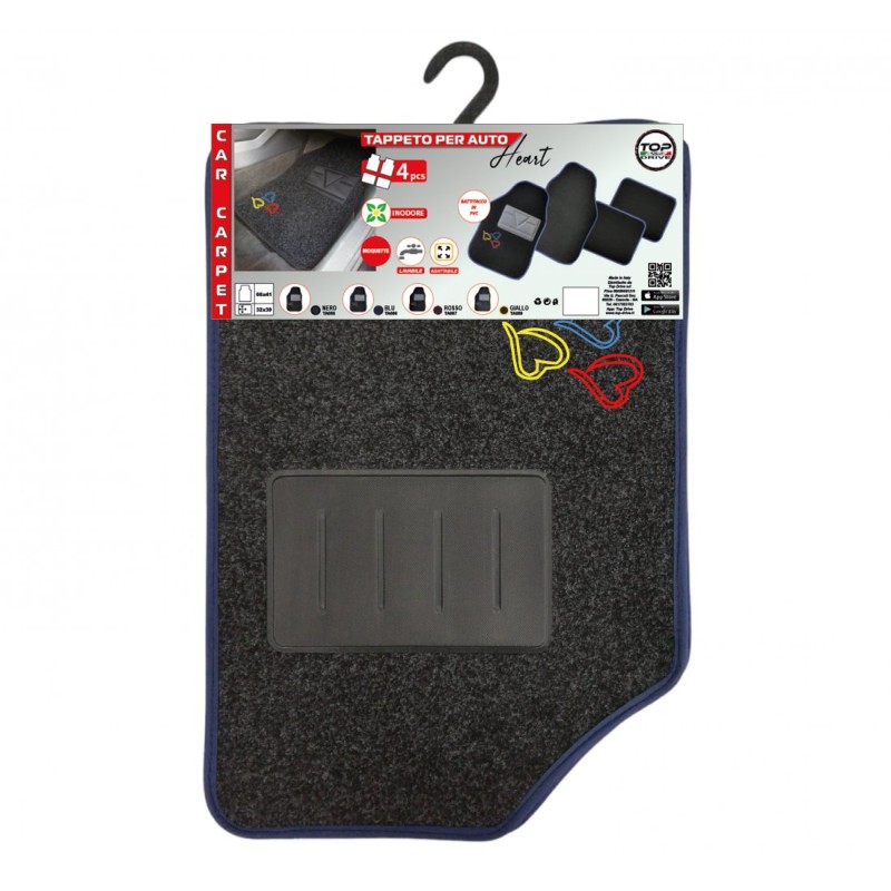 Set completo tappetini Auto Heart vari colori