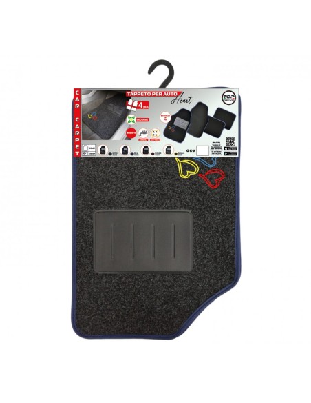 Set completo tappetini Auto Heart vari colori