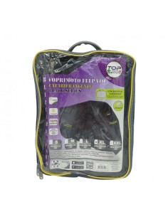 Telo Coprimoto felpato all black catarifrangente 2