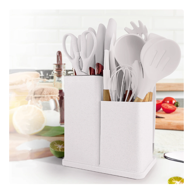 Set di utensili da cucina completo in silicone...
