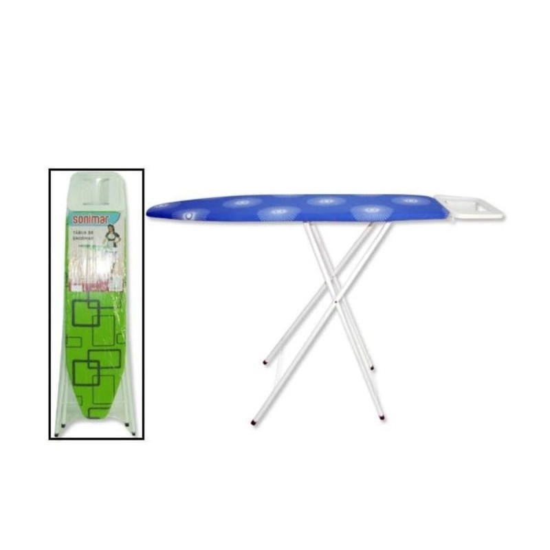 Asse da stiro in metallo con supporto 131x90