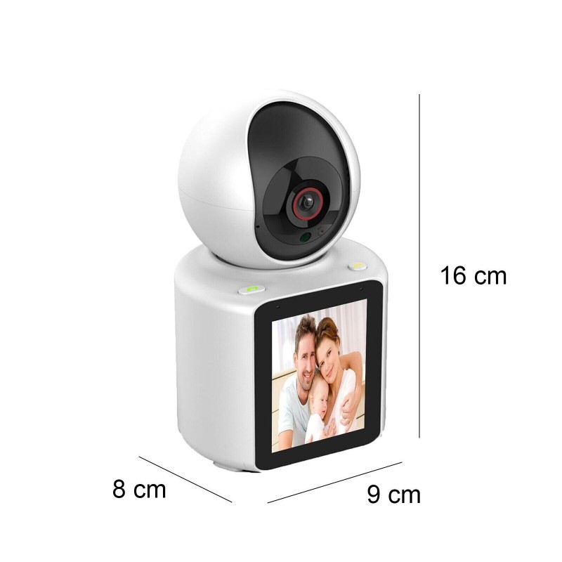 Telecamera IP WIFI con Videochiamata visione IR HD