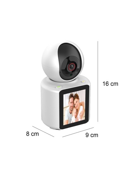 Telecamera IP WIFI con Videochiamata visione IR HD