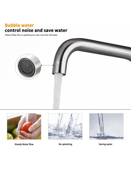 Rubinetto per Cucina in Acciaio Inox art.86002