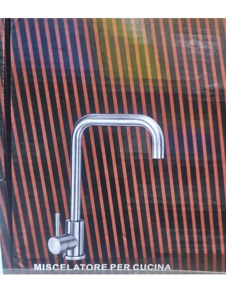 Rubinetto per Cucina in Acciaio Inox art.86002