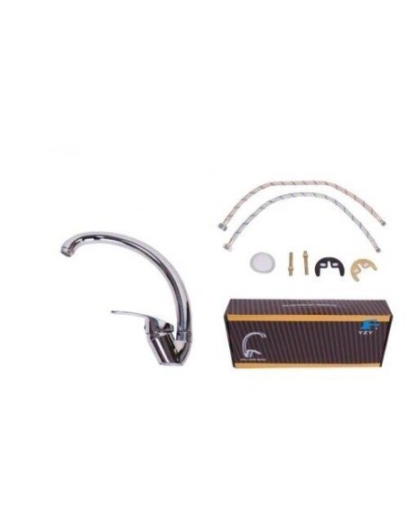 Miscelatore Rubinetto Monocomando Lavello Cucina Cromato 62002