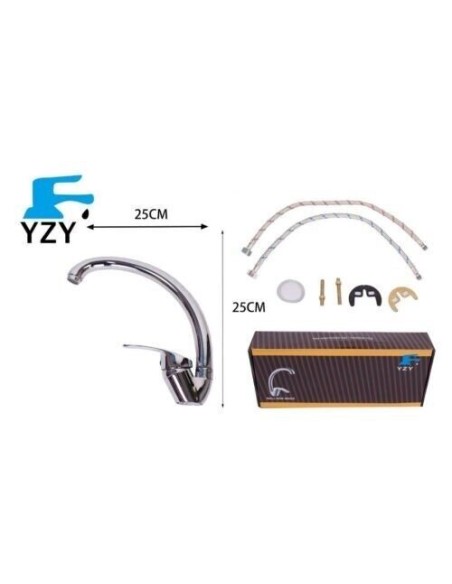 Miscelatore Rubinetto Monocomando Lavello Cucina Cromato 62002