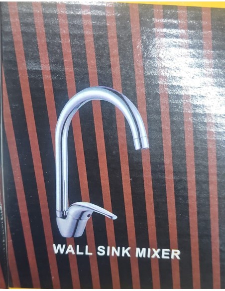 Rubinetto Miscelatore Monocomando Lavello Cucina Cromato 62042