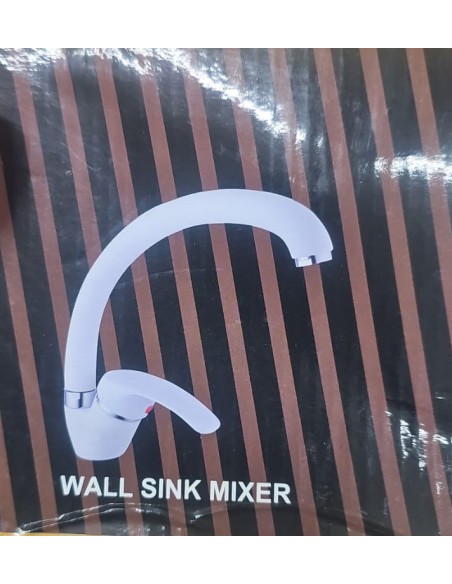 Rubinetto Miscelatore lavello Cucina 63001 Bianco