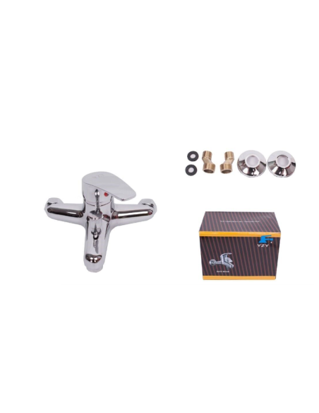 Miscelatore Rubinetto Da Parete Per Vasca Da Bagno Cromato 61001