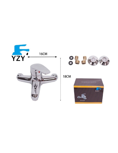 Miscelatore Rubinetto Da Parete Per Vasca Da Bagno Cromato 61001