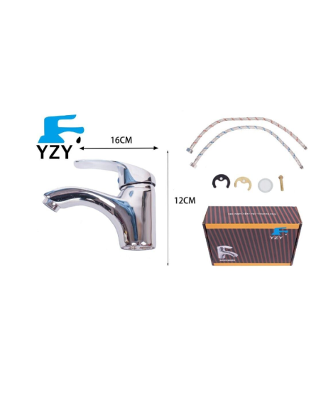 Rubinetto Miscelatore Monocomando Bagno Lavabo Lavandino Cromato 61005