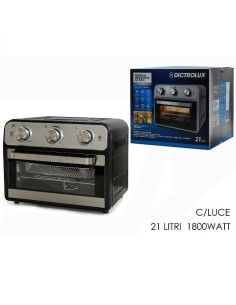 Forno Friggitrice Oven Crock 21Lt 1800W Dictrolux 2