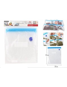 5pz. sacchetto sottovuoto con cerniera 30x34cm