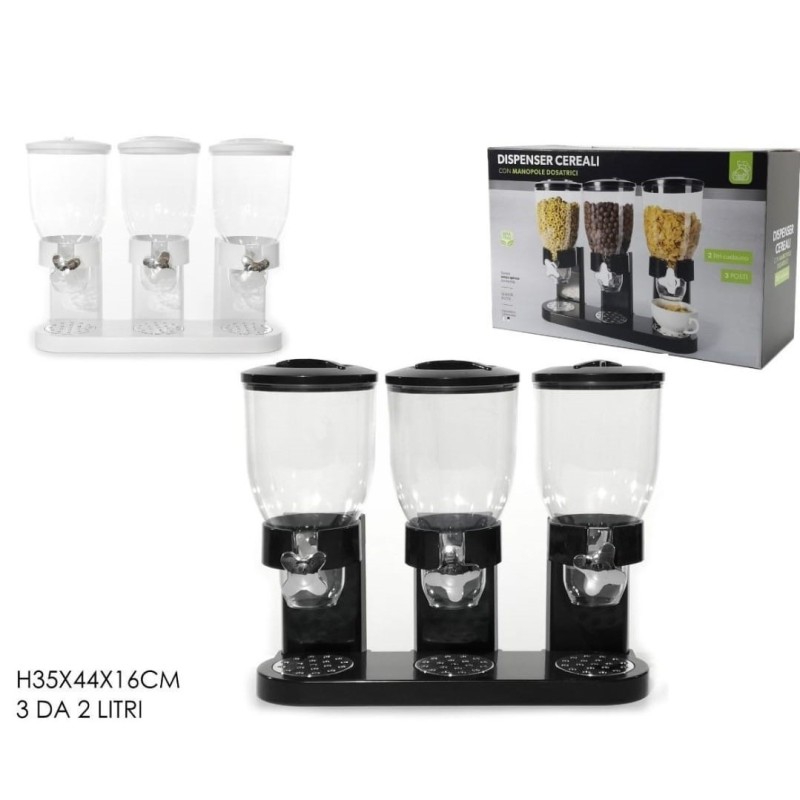 Dispenser cereali 3 da 2 Litri