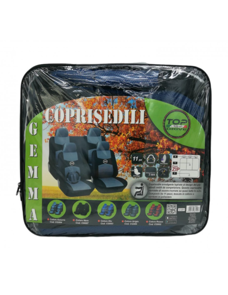 Set completo coprisedile Gemma Blu