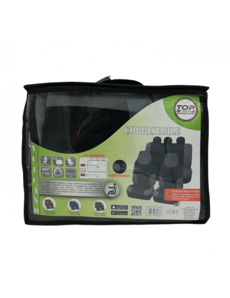 Set completo coprisedile Vulcano Rosso