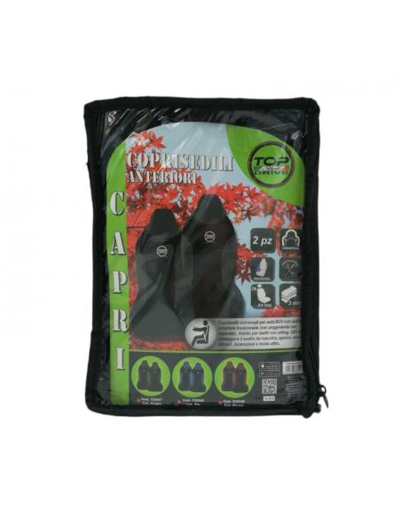 Set 2 coprisedili Capri Blu