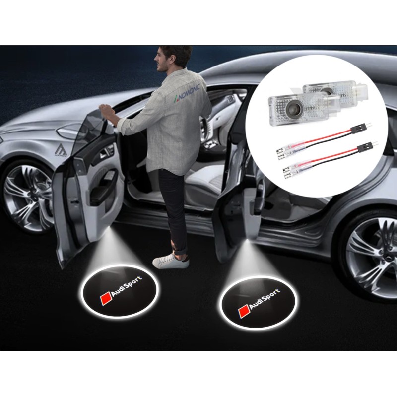 Luci sottoporta Audi Sport con filo Canbus