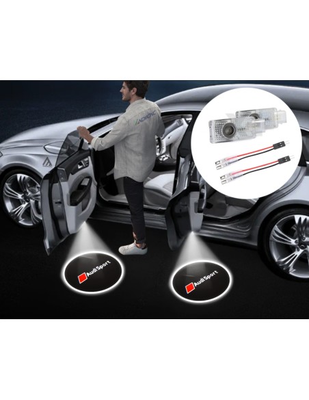 Luci sottoporta Audi Sport con filo Canbus