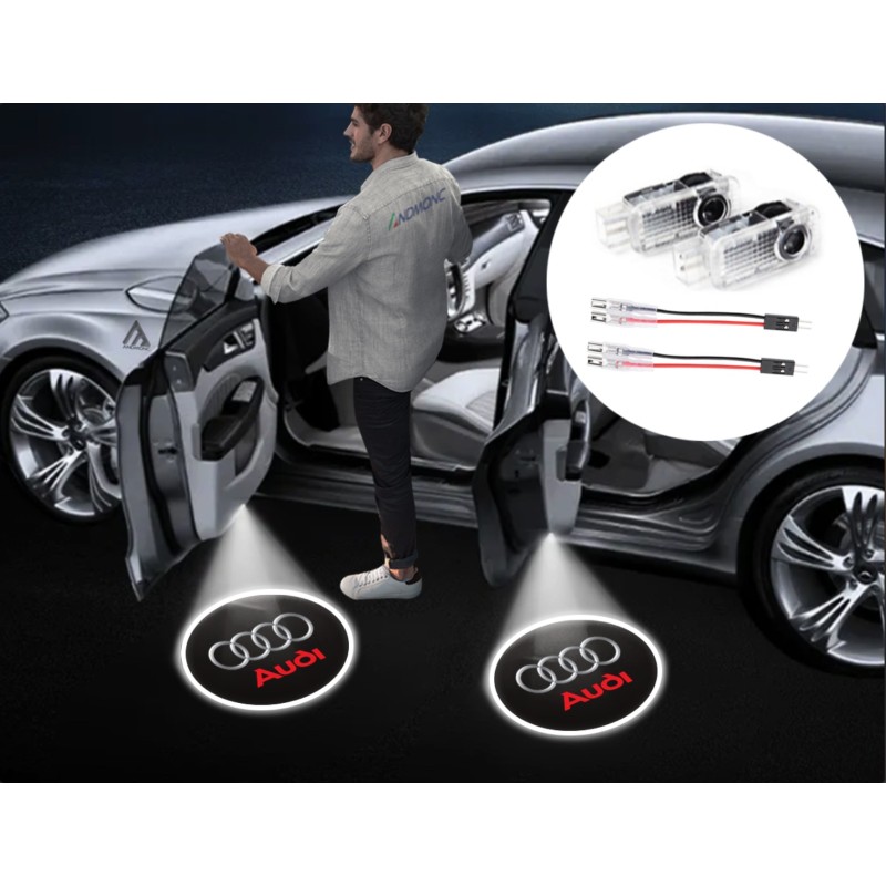 Luci sottoporta Audi con filo Canbus