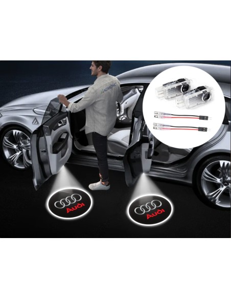 Luci sottoporta Audi con filo Canbus
