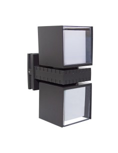 Lampada da parete a LED 24W luce calda cubo girevole