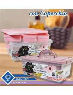 Box per bigiotteria con coperchio 31x21x12cm 2