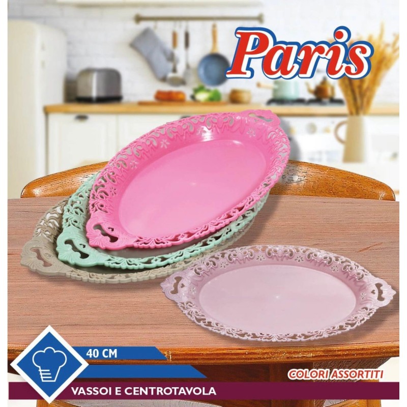 Vassoio centrotavola 40cm vari colori Paris