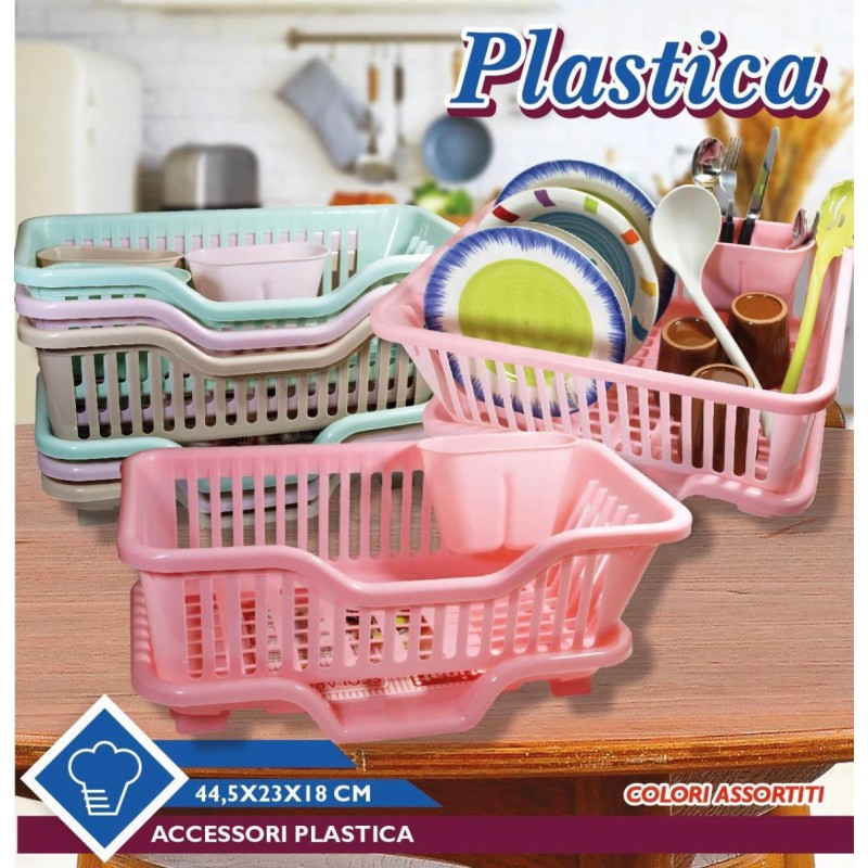 Colapiatti in Plastica vari colori 44,5x23x18cm