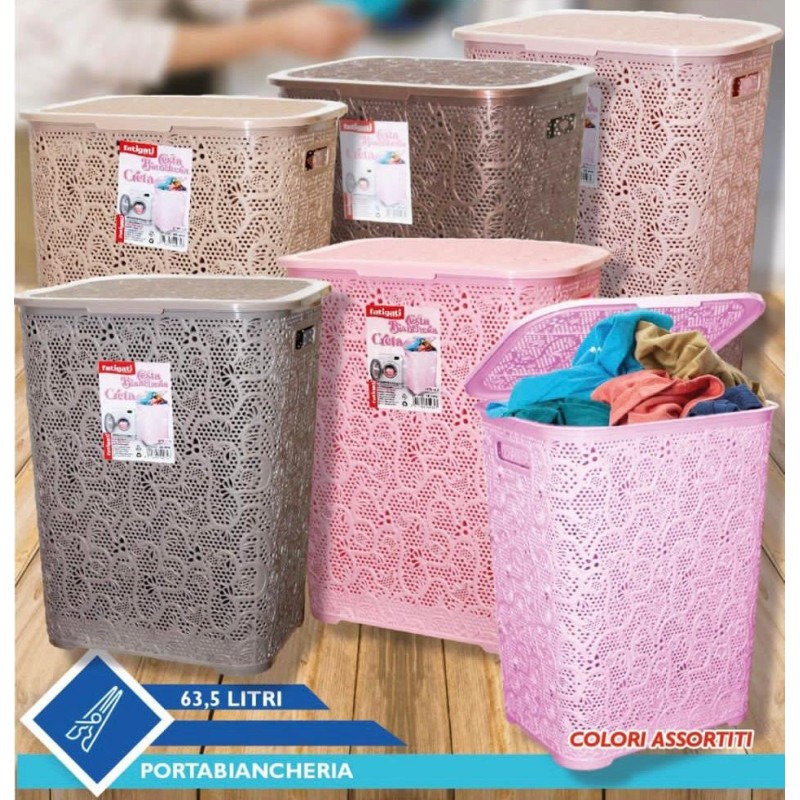 Porta biancheria 63,5 Litri vari colori