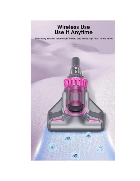 Aspirapolvere senza sacco e fili 4in1 ricaricabile acari pavimenti