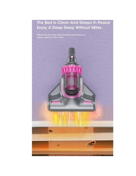 Aspirapolvere senza sacco e fili 4in1 ricaricabile acari pavimenti