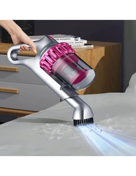 Aspirapolvere senza sacco e fili 4in1 ricaricabile acari pavimenti