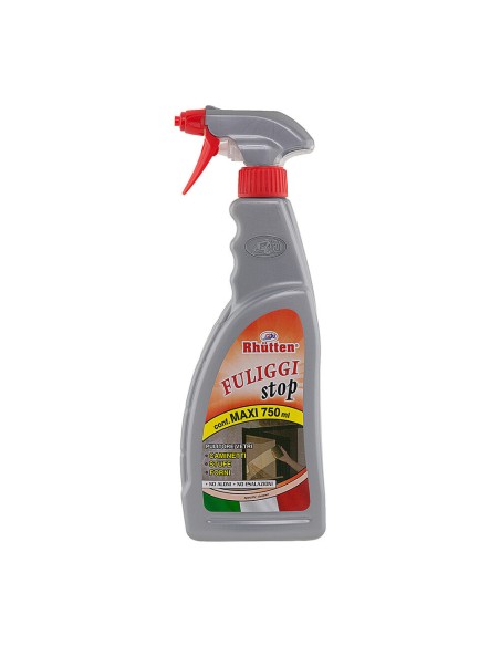 FULIGGI STOP detergente pulizia vetro camini, stufe e forni ml.750 RHUTTEN