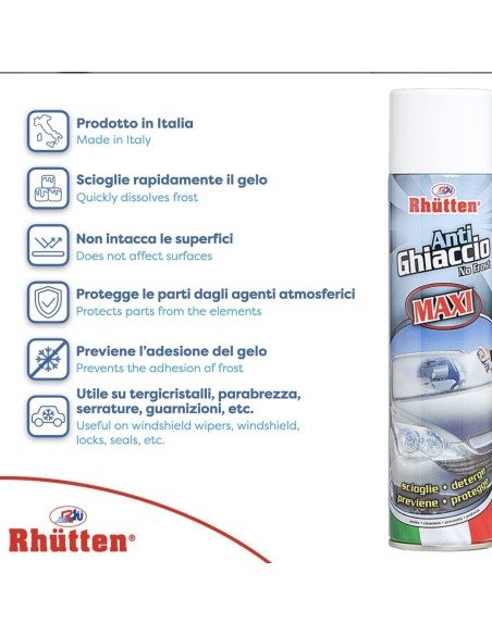 Antighiaccio Rhutten Maxi ml 400 Spray deghiacciante