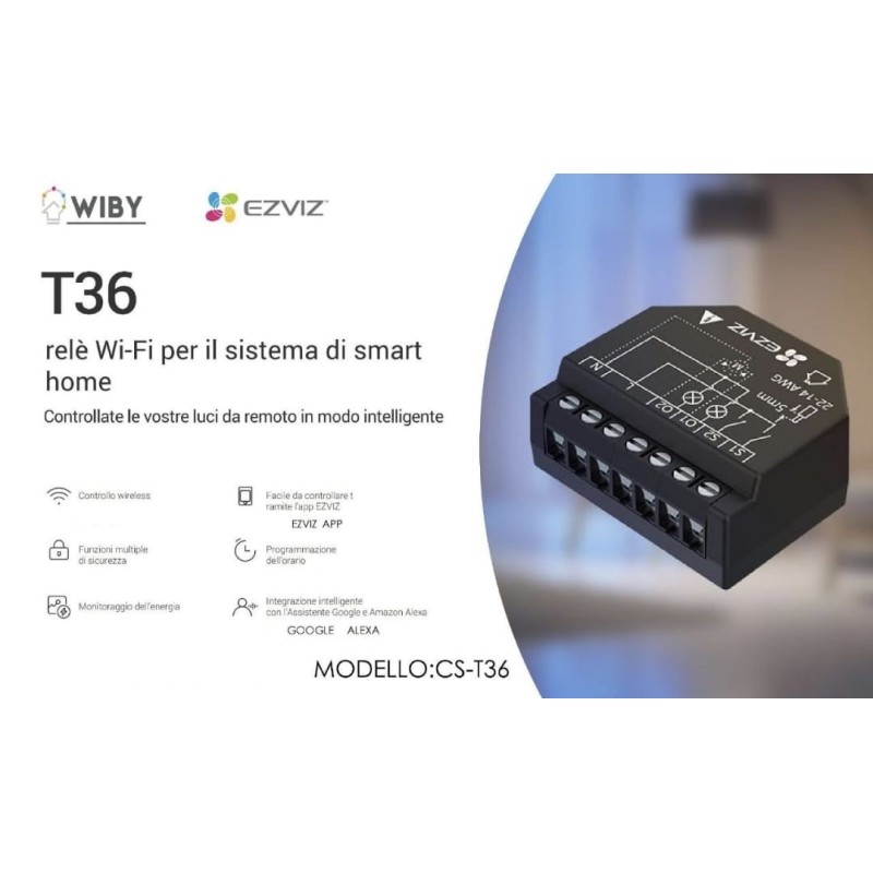 Relè Wi-Fi per il sistema di smart home T36
