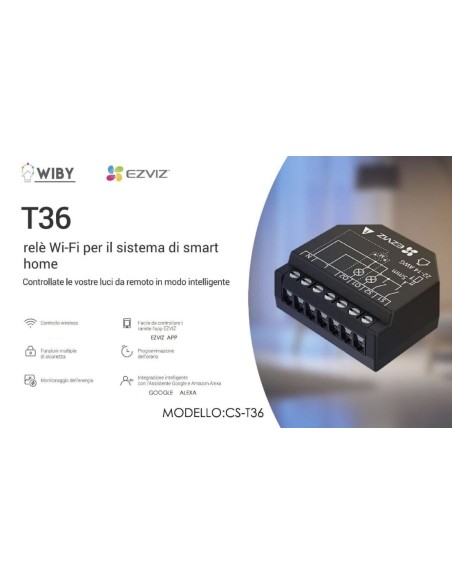 Relè Wi-Fi per il sistema di smart home T36