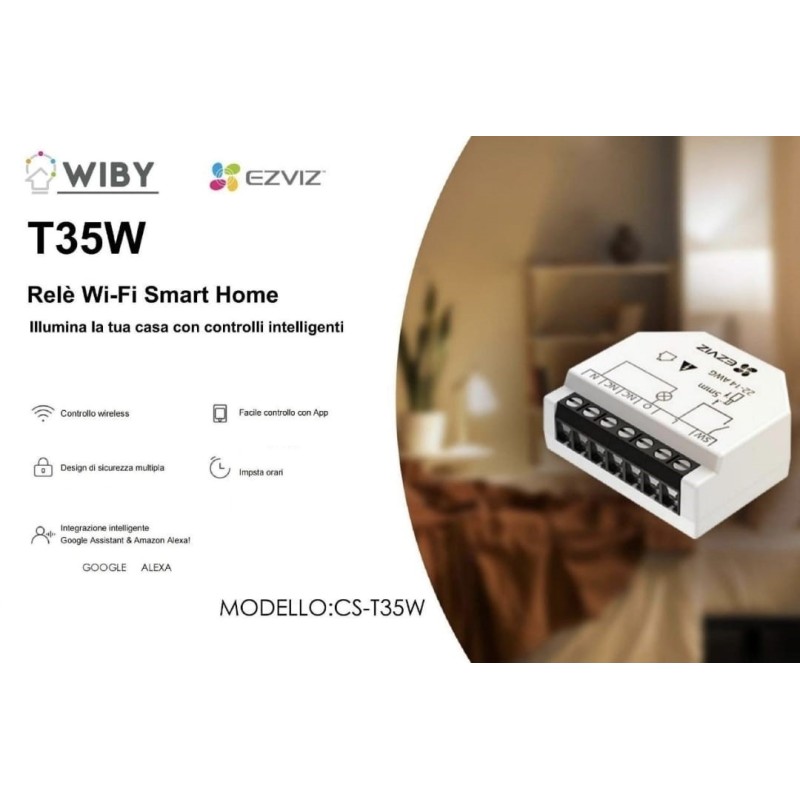 Relè Wi-Fi per il sistema di smart home T35W
