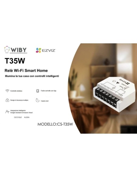 Relè Wi-Fi per il sistema di smart home T35W