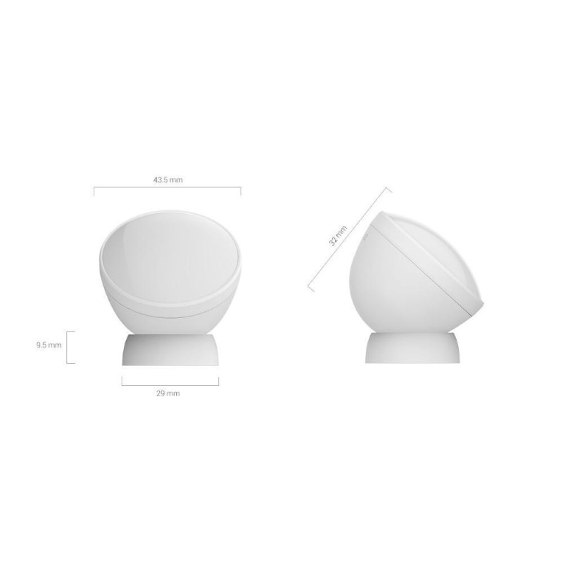 Ezviz T1C Sensore di Movimento Infrarosso da...