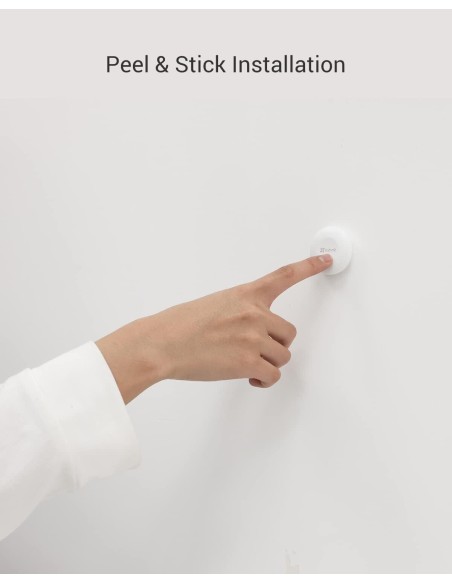 EZVIZ T3C Mini Wireless Pulsante Smart Di Controllo, Versatile A 2 Vie